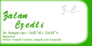 zalan czedli business card